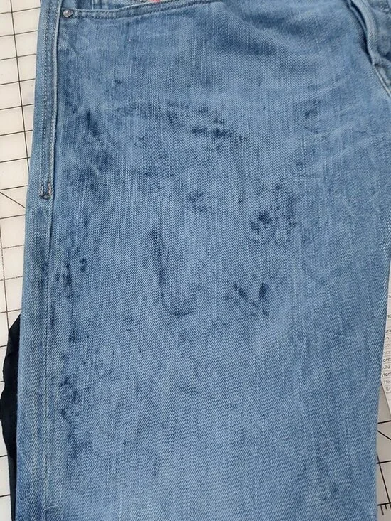 Diesel Zatiny Men's Bootcut Jeans 34X32 Wash 0072L Whisker Faded Distressed '07 - Picture 8 of 14